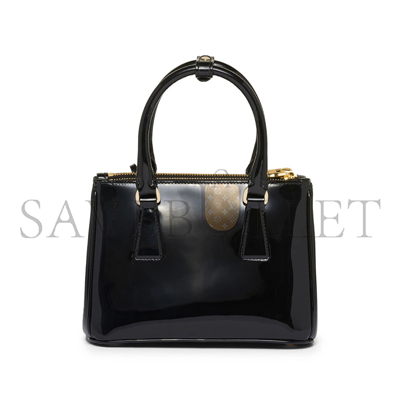 PRADA GALLERIA PATENT LEATHER TOTE BAG 1BA906 (20*15*9.5cm)